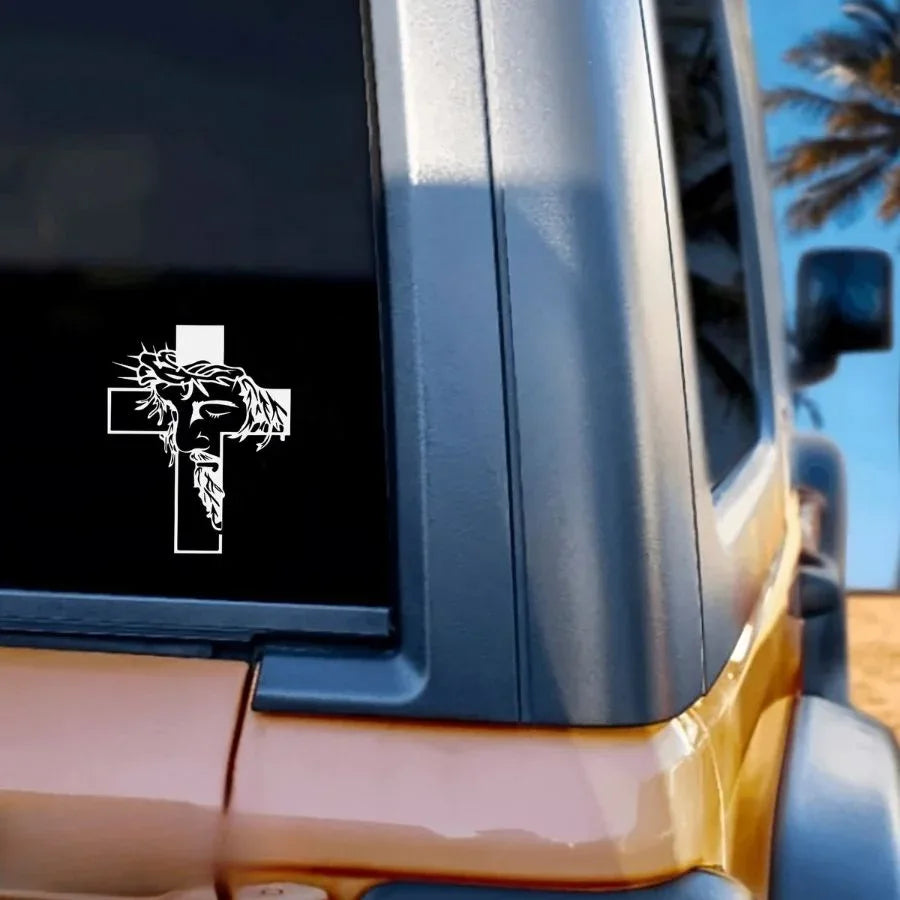 [6IN] JESUS IS THE WAY Decal – Waterproof Faith Sticker for Car, Laptop, Water Bottle & More (Copy)