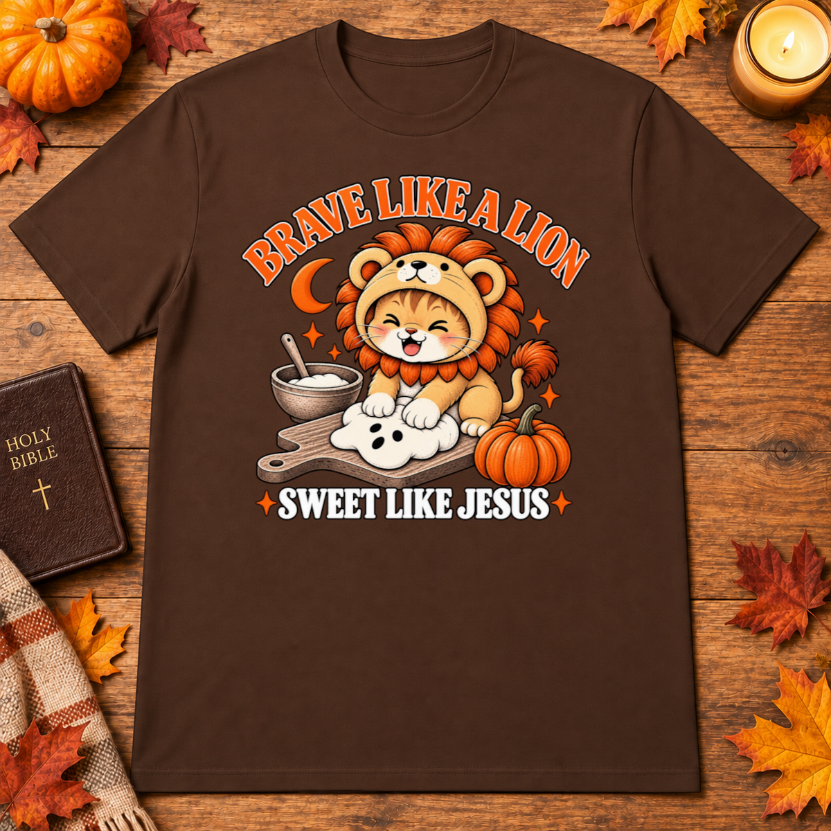 Brave Like A Lion Sweet Like Jesus Christian Halloween - Unisex Tshirt/Hoodie/Sweatshirt