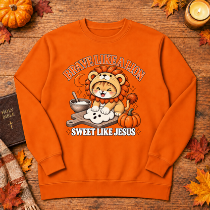 Brave Like A Lion Sweet Like Jesus Christian Halloween - Unisex Tshirt/Hoodie/Sweatshirt