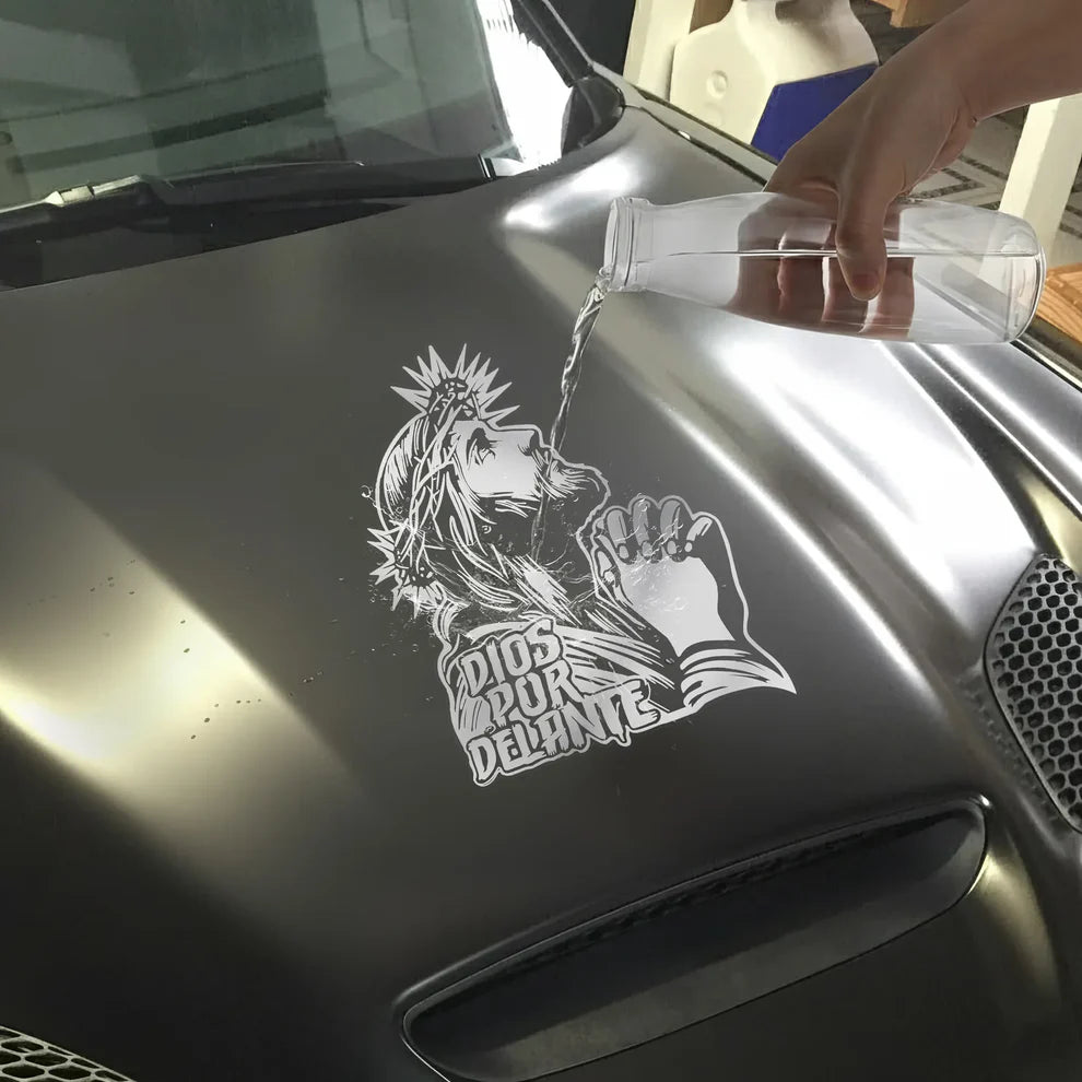 [4IN] Dios Por Delante Decal Large Graphic for Trucks, Cars, Walls