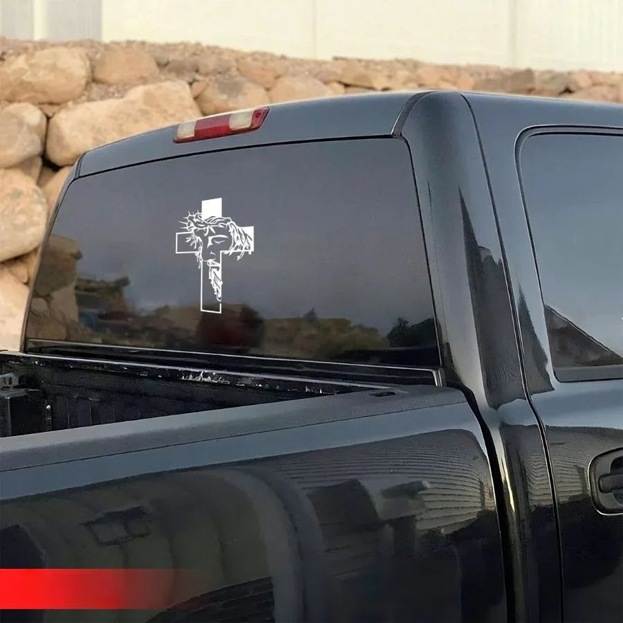 [6IN] JESUS IS THE WAY Decal – Waterproof Faith Sticker for Car, Laptop, Water Bottle & More (Copy)