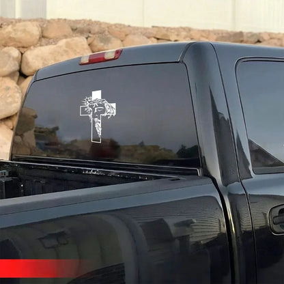 [6IN] JESUS IS THE WAY Decal – Waterproof Faith Sticker for Car, Laptop, Water Bottle & More (Copy)