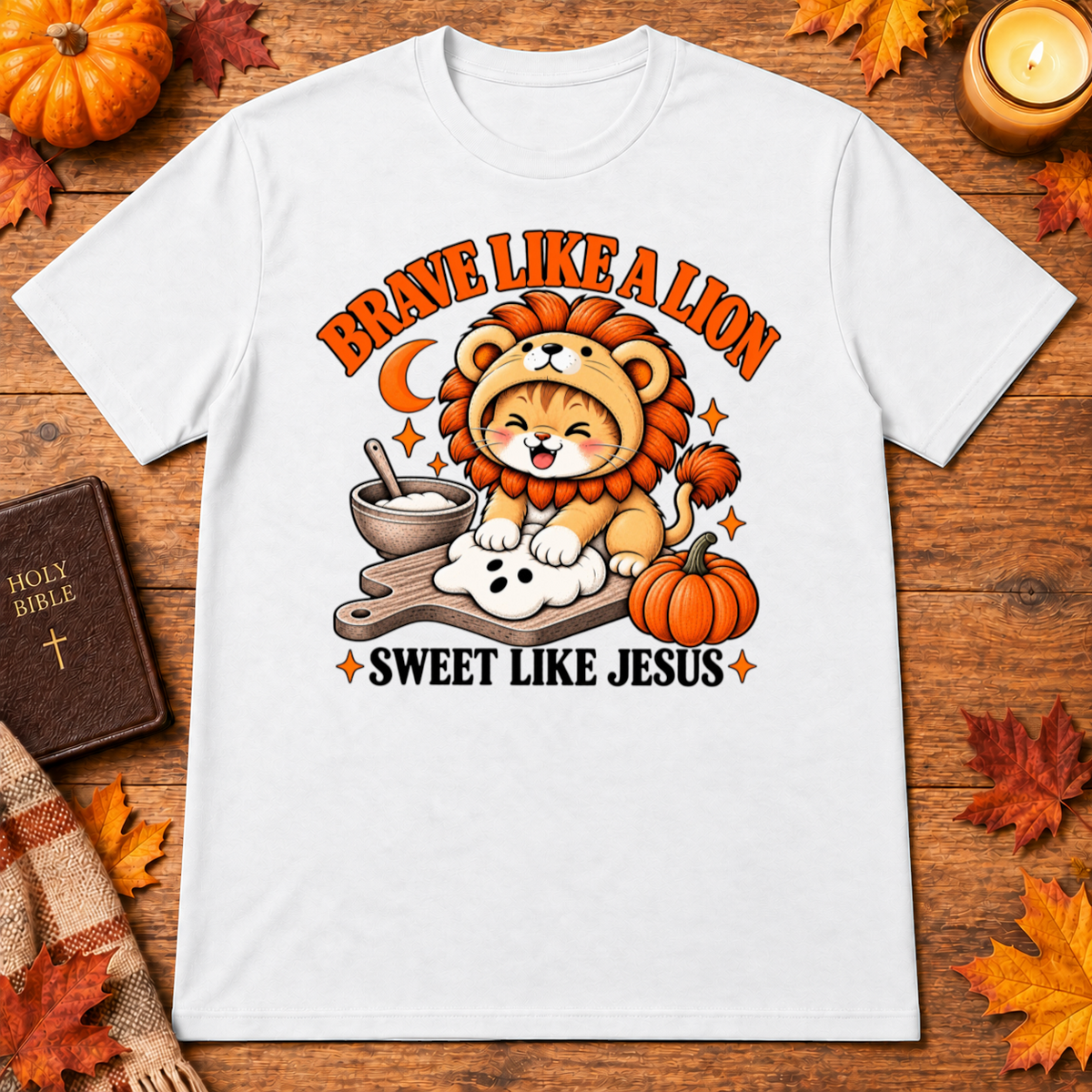 Brave Like A Lion Sweet Like Jesus Christian Halloween - Unisex Tshirt/Hoodie/Sweatshirt