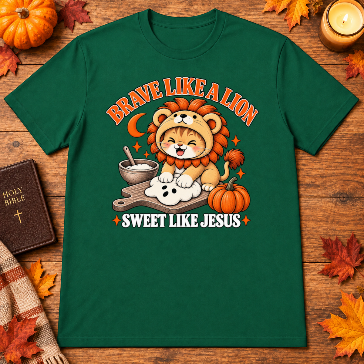 Brave Like A Lion Sweet Like Jesus Christian Halloween - Unisex Tshirt/Hoodie/Sweatshirt