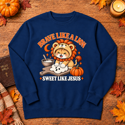 Brave Like A Lion Sweet Like Jesus Christian Halloween - Unisex Tshirt/Hoodie/Sweatshirt