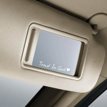 [4IN] TRUST IN GOD Decal – Waterproof Mirror Sticker for Cars, Trucks, Motorcycles & More