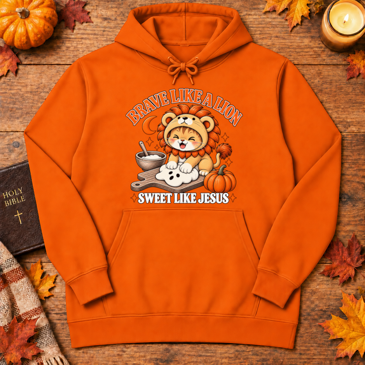 Brave Like A Lion Sweet Like Jesus Christian Halloween - Unisex Tshirt/Hoodie/Sweatshirt
