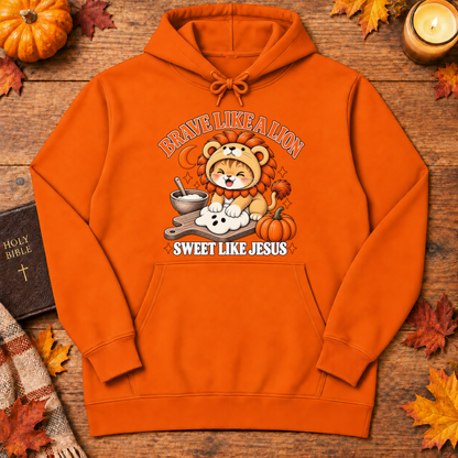 Brave Like A Lion Sweet Like Jesus Christian Halloween - Unisex Tshirt/Hoodie/Sweatshirt
