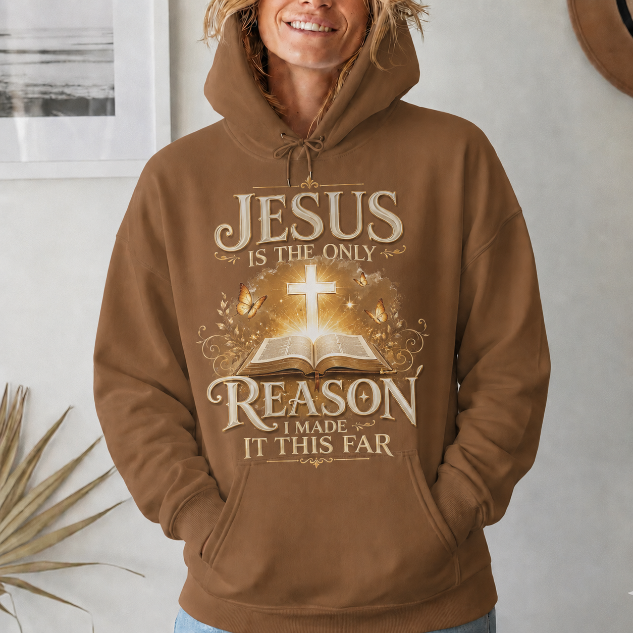 Jesus Is The Only Reason I Made It This Far Christian Faith Unisex Tshirt / Hoodie / Sweatshirt