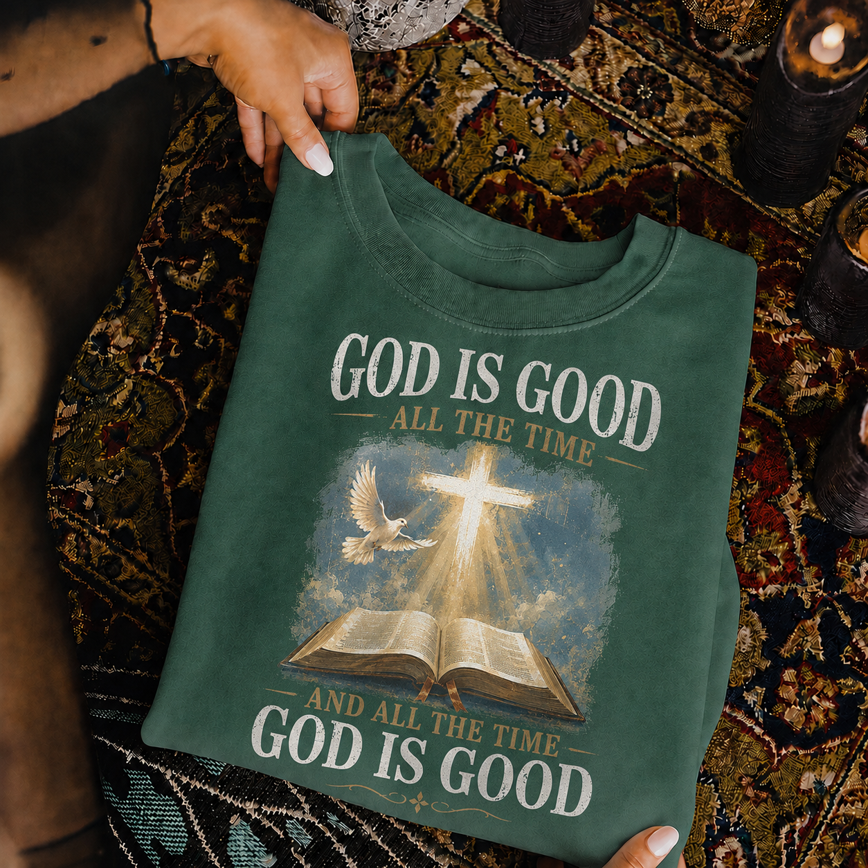 God Is Good All The Time Christian Bible Faith Unisex Tshirt / Hoodie / Sweatshirt