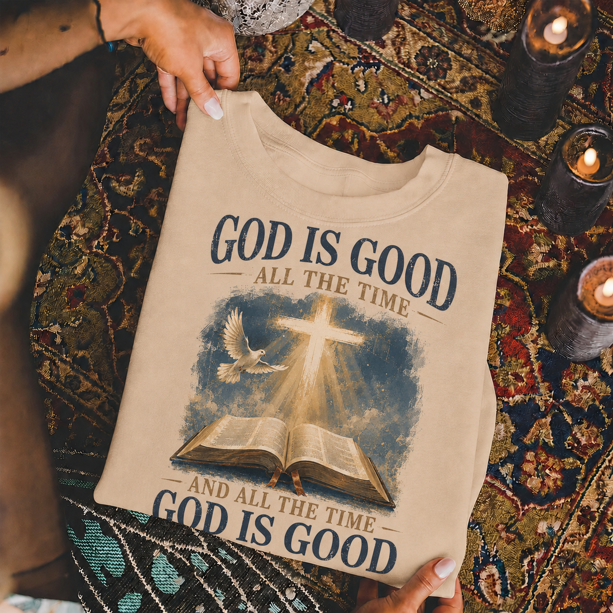 God Is Good All The Time Christian Bible Faith Unisex Tshirt / Hoodie / Sweatshirt