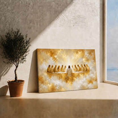 Walking by Faith on Living Waters Canvas