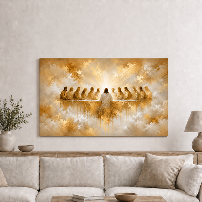 Walking by Faith on Living Waters Canvas