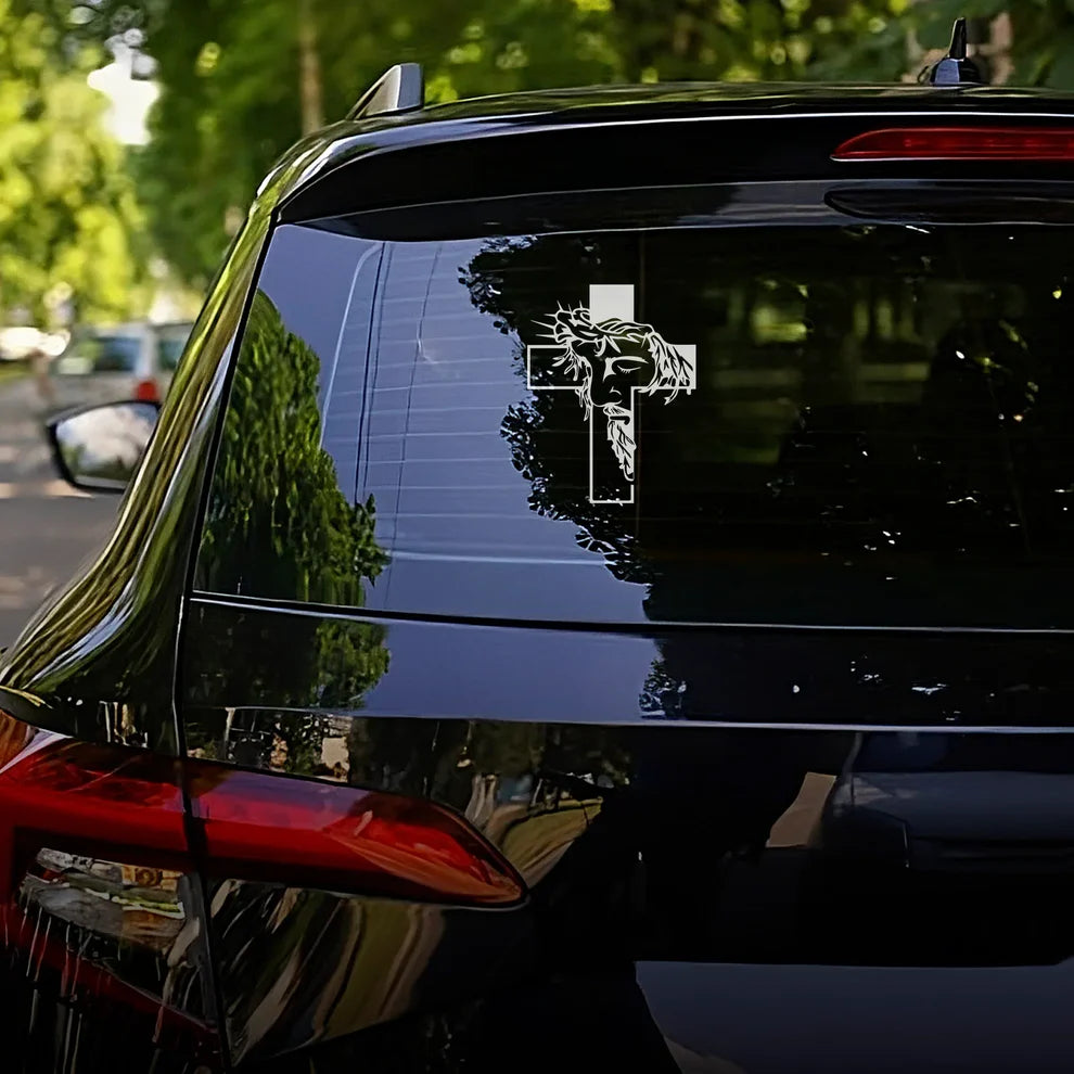 [6IN] JESUS IS THE WAY Decal – Waterproof Faith Sticker for Car, Laptop, Water Bottle & More (Copy)