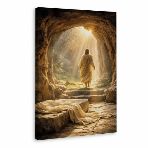 Resurrection Light Jesus Christian Wall Art Poster/Canvas
