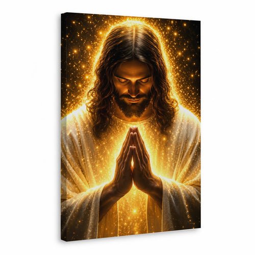 Radiant Jesus Prayer Wall Art Poster/Canvas
