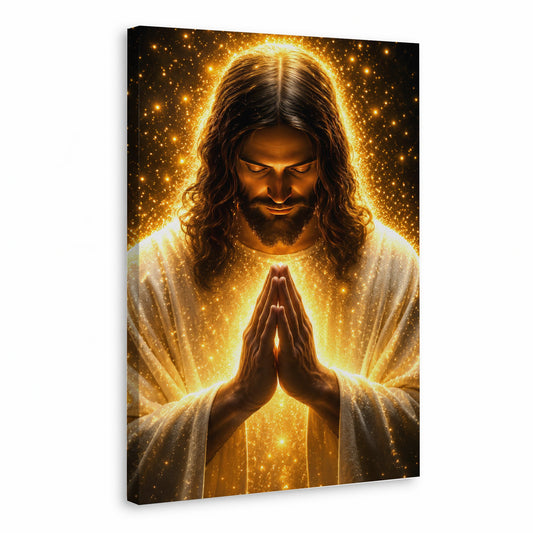 Radiant Jesus Prayer Wall Art Poster/Canvas