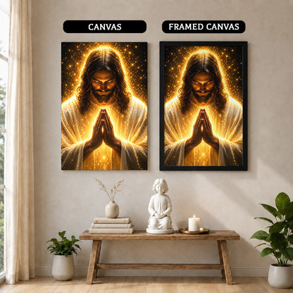 Radiant Jesus Prayer Wall Art Poster/Canvas
