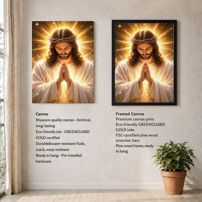 The Divine Light of Christ Wall Art Poster/Canvas
