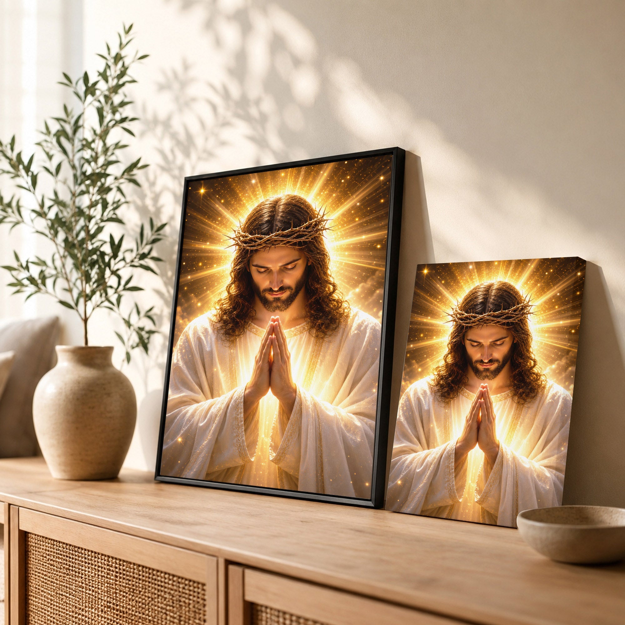 The Divine Light of Christ Wall Art Poster/Canvas