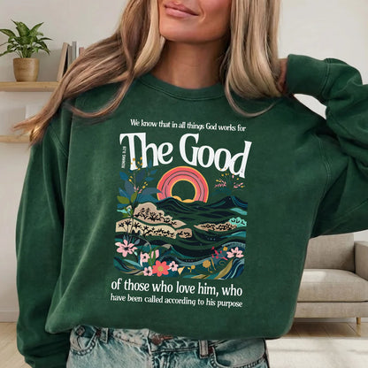 God Works for Good Romans 8:28 – Unisex Tshirt / Hoodie / Sweatshirt