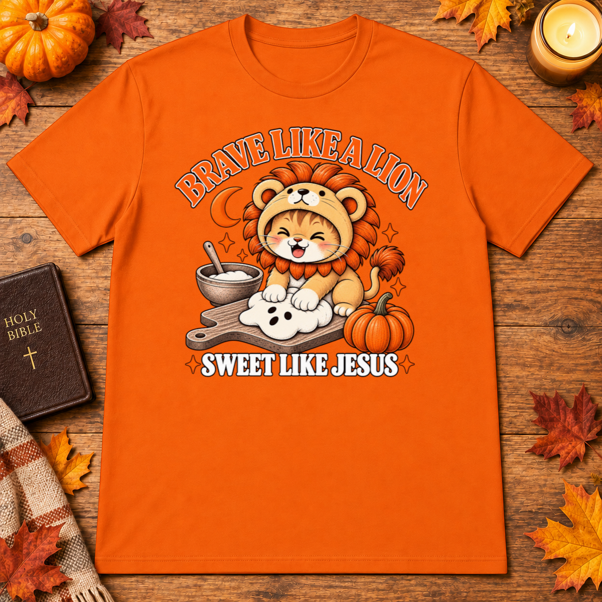 Brave Like A Lion Sweet Like Jesus Christian Halloween - Unisex Tshirt/Hoodie/Sweatshirt
