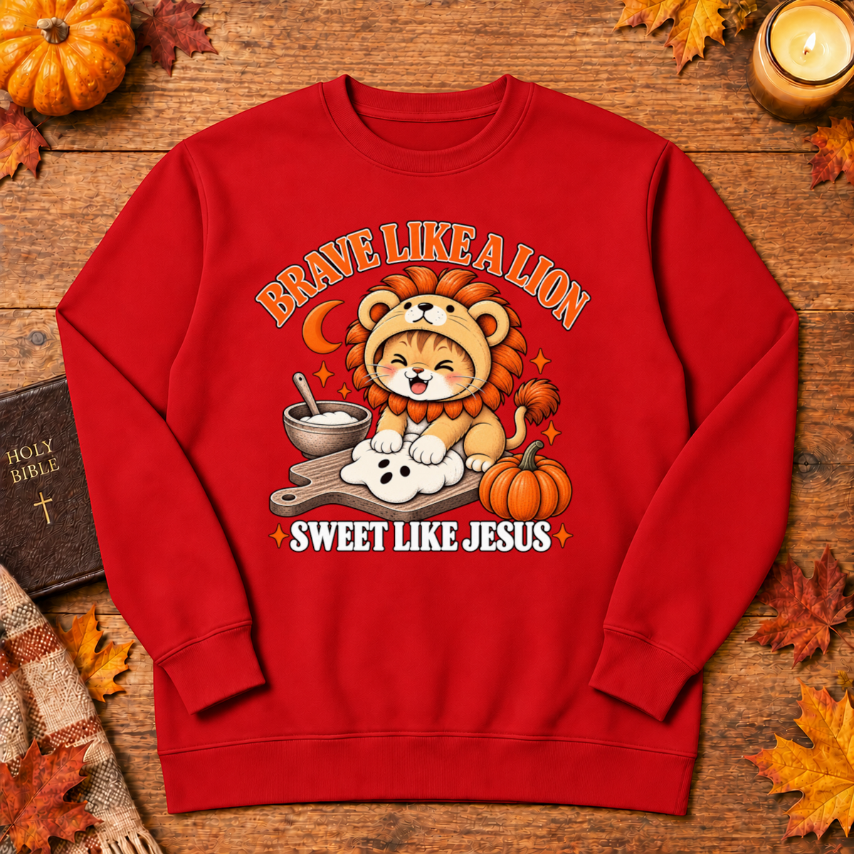 Brave Like A Lion Sweet Like Jesus Christian Halloween - Unisex Tshirt/Hoodie/Sweatshirt