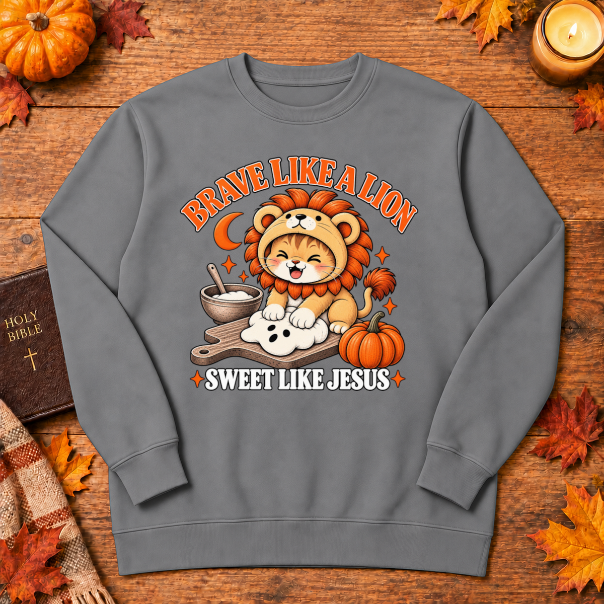 Brave Like A Lion Sweet Like Jesus Christian Halloween - Unisex Tshirt/Hoodie/Sweatshirt